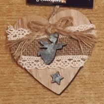 0655-00501-01 Holz Herz mit Spitze