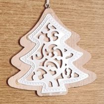 0653-00501-03 Holz Baum mit Metall